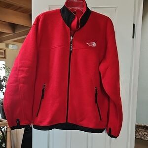 North Face Red Fleece Jacket